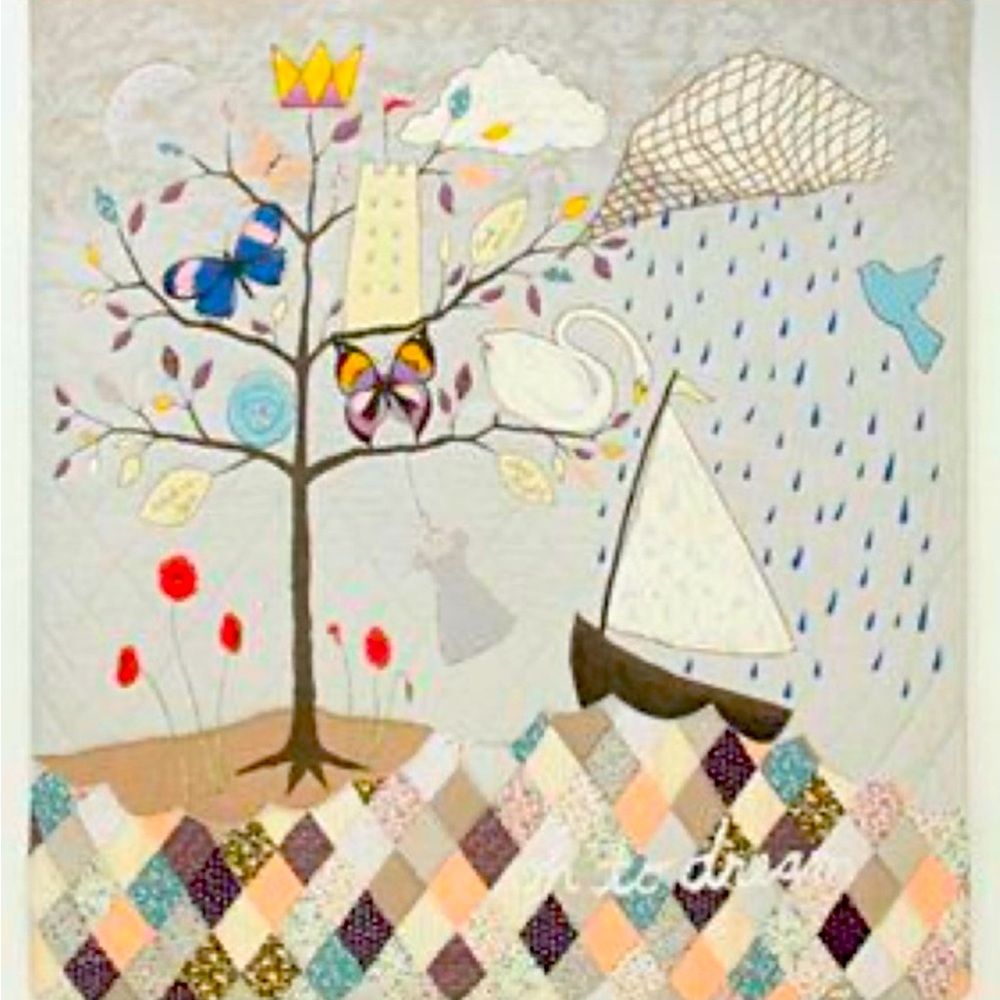 Brand NEW Rare Anthropologie Rebecca Rebouche Oh To Dream Quilt Bedding Queen